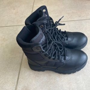Hiking boots , black , tall